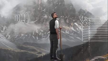 ELEVATED ART – WER KUNST AUF BERGE STELLT Backdrop