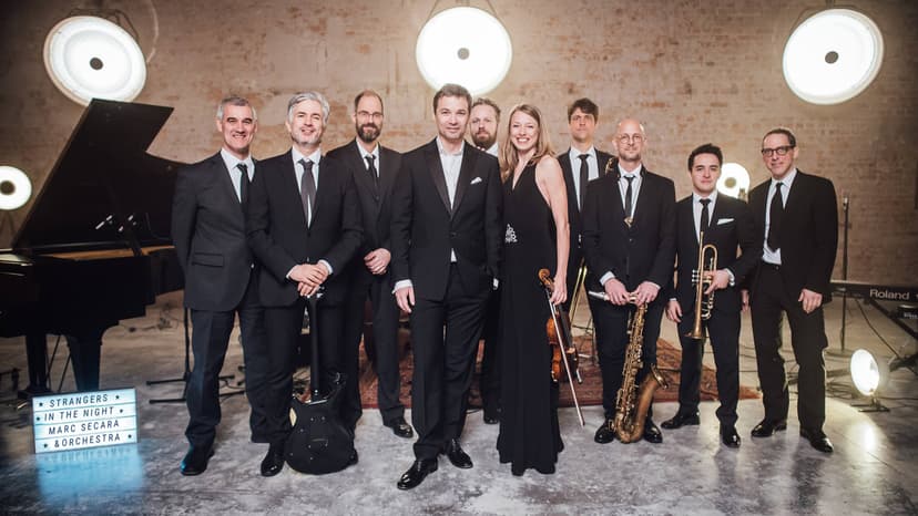 MARC SECARA & ORCHESTER- THE WORLD HITS OF BERT KAEMPFERT/ 8. WERDER KLINGT! Backdrop