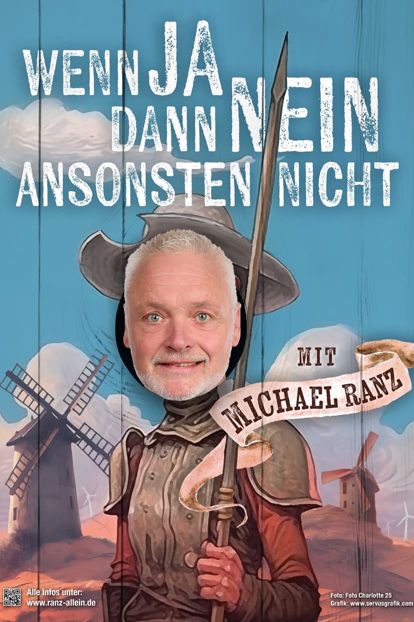 MICHAEL RANZ "WENN JA, DANN NEIN, ANSONSTEN NICHT " COMEDY Backdrop